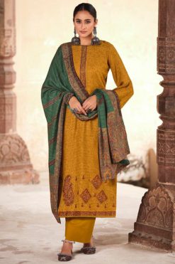 Mumtaz Arts Kaashni Pashmina Salwar Suit Wholesale Catalog 8 Pcs