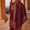 Mumtaz Arts Qurbat Pashmina Salwar Suit Wholesale Catalog 8 Pcs