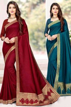 Ranjna Kalavati Saree Sari Wholesale Catalog 8 Pcs