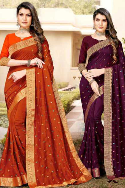 Ranjna Secret Saree Sari Wholesale Catalog 8 Pcs