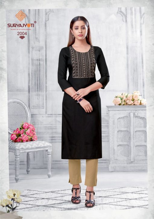 Suryajyoti Nirja Advance Vol 2 Kurti Wholesale Catalog 8 Pcs 6 510x725 - Suryajyoti Nirja Advance Vol 2 Kurti Wholesale Catalog 8 Pcs