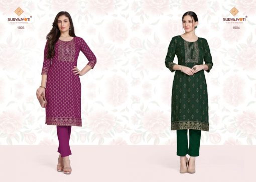 Suryajyoti Tara Kurti with Pant Wholesale Catalog 8 Pcs 5 510x364 - Suryajyoti Tara Kurti with Pant Wholesale Catalog 8 Pcs