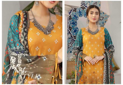 Tawakkal Opulence Luxury Cotton Vol 5 Salwar Suit Wholesale Catalog 10 Pcs 6 510x351 - Tawakkal Opulence Luxury Cotton Vol 5 Salwar Suit Wholesale Catalog 10 Pcs