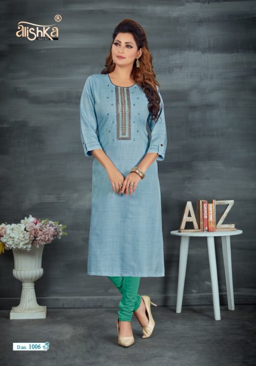 Alishka Prisha Kurti Wholesale Catalog 6 Pcs 1 510x729 - Alishka Prisha Kurti Wholesale Catalog 6 Pcs