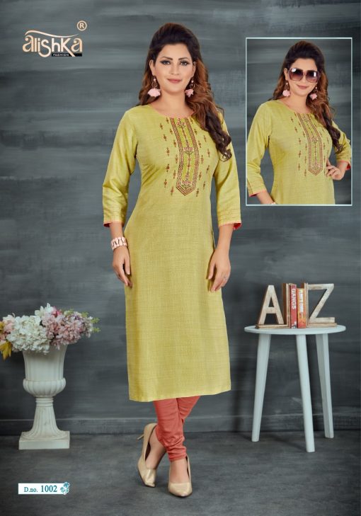 Alishka Prisha Kurti Wholesale Catalog 6 Pcs 8 510x729 - Alishka Prisha Kurti Wholesale Catalog 6 Pcs