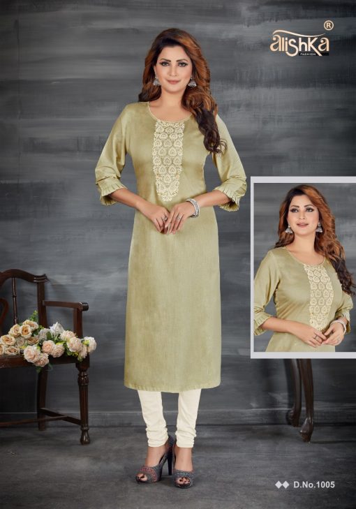 Alishka Sparkle Kurti Wholesale Catalog 6 Pcs 5 510x729 - Alishka Sparkle Kurti Wholesale Catalog 6 Pcs