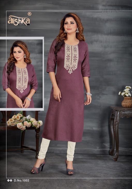 Alishka Sparkle Kurti Wholesale Catalog 6 Pcs 8 510x729 - Alishka Sparkle Kurti Wholesale Catalog 6 Pcs