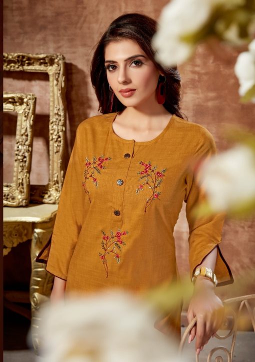 Alishka Vibes Vol 1 Kurti with Pant Wholesale Catalog 6 Pcs 3 510x725 - Alishka Vibes Vol 1 Kurti with Pant Wholesale Catalog 6 Pcs