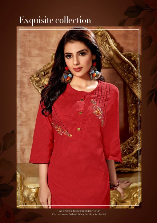 Alishka Vibes Vol 1 Kurti with Pant Wholesale Catalog 6 Pcs 7 510x725 - Alishka Vibes Vol 1 Kurti with Pant Wholesale Catalog 6 Pcs