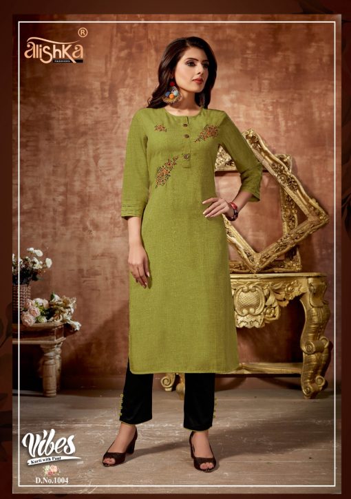 Alishka Vibes Vol 1 Kurti with Pant Wholesale Catalog 6 Pcs 9 510x725 - Alishka Vibes Vol 1 Kurti with Pant Wholesale Catalog 6 Pcs