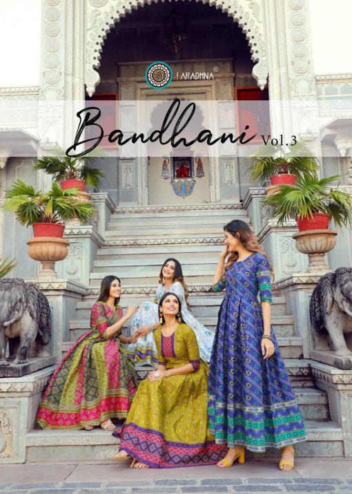 Aradhna Bandhani Vol 3 Kurti Wholesale Catalog 14 Pcs 15 510x715 - Aradhna Bandhani Vol 3 Kurti Wholesale Catalog 14 Pcs