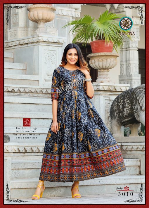 Aradhna Bandhani Vol 3 Kurti Wholesale Catalog 14 Pcs 6 510x715 - Aradhna Bandhani Vol 3 Kurti Wholesale Catalog 14 Pcs