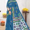 Balaji Cotton Ikkat Wax Vol 1 A Saree Sari Wholesale Catalog 10 Pcs