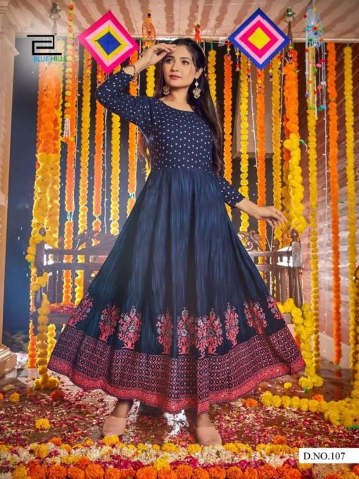 Blue Hills Diwali Night Kurti Wholesale Catalog 8 Pcs 1 510x680 - Blue Hills Diwali Night Kurti Wholesale Catalog 8 Pcs