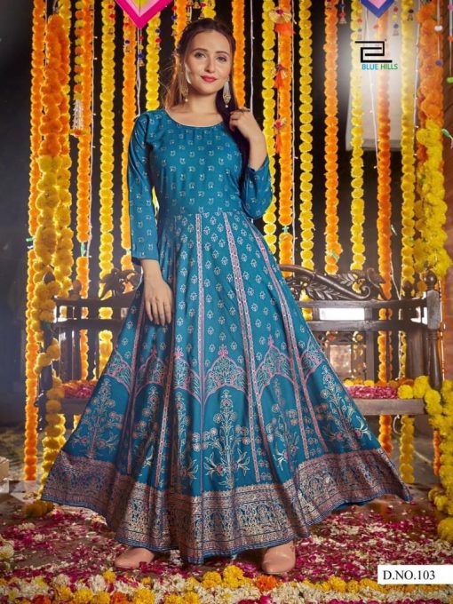 Blue Hills Diwali Night Kurti Wholesale Catalog 8 Pcs 10 510x680 - Blue Hills Diwali Night Kurti Wholesale Catalog 8 Pcs