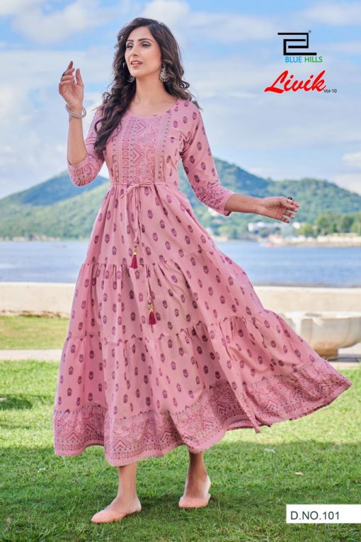 Blue Hills Livik Vol 10 NX Kurti Wholesale Catalog 4 Pcs 5 510x765 - Blue Hills Livik Vol 10 NX Kurti Wholesale Catalog 4 Pcs