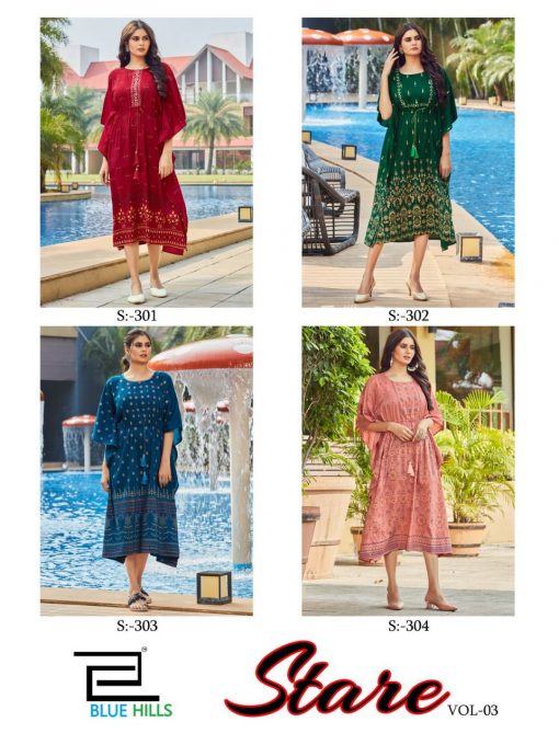 Blue Hills Stare Vol 3 Kaftan Kurti Wholesale Catalog 4 Pcs 10 510x680 - Blue Hills Stare Vol 3 Kaftan Kurti Wholesale Catalog 4 Pcs