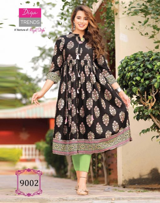 Diya Trends Ethnicity Vol 9 by Kajal Style Kurti Wholesale Catalog 12 Pcs 1 510x646 - Diya Trends Ethnicity Vol 9 by Kajal Style Kurti Wholesale Catalog 12 Pcs