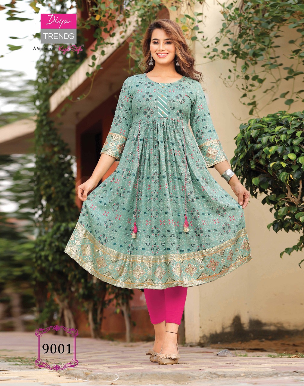 Diya Trends Blossom Vol 1 by Kajal Style Kurti with Pant Wholesale Catalog  11 Pcs  Suratfabriccom