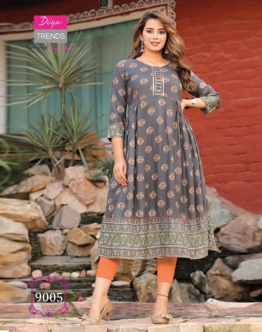 Diya Trends Ethnicity Vol 9 by Kajal Style Kurti Wholesale Catalog 12 Pcs 9 510x646 - Diya Trends Ethnicity Vol 9 by Kajal Style Kurti Wholesale Catalog 12 Pcs