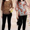 Jelite Georgette Tunics Vol 3 Tops Wholesale Catalog 8 Pcs