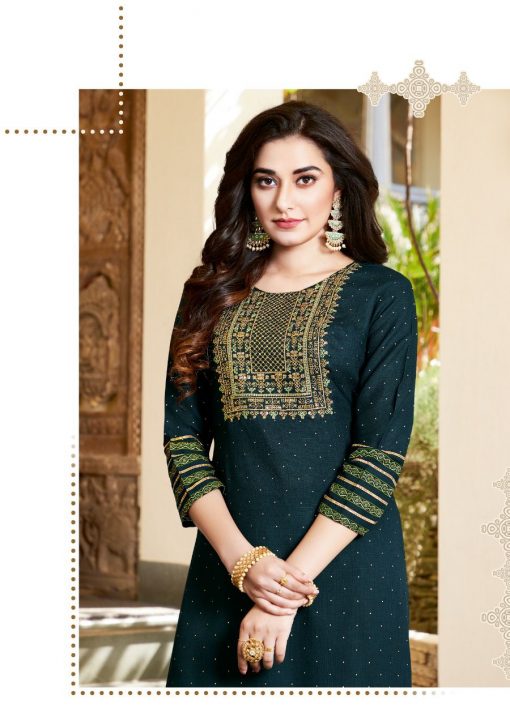 Kajal Style Fashion Label Vol 8 Kurti with Palazzo Sharara Wholesale Catalog 10 Pcs 11 510x725 - Kajal Style Fashion Label Vol 8 Kurti with Palazzo Sharara Wholesale Catalog 10 Pcs