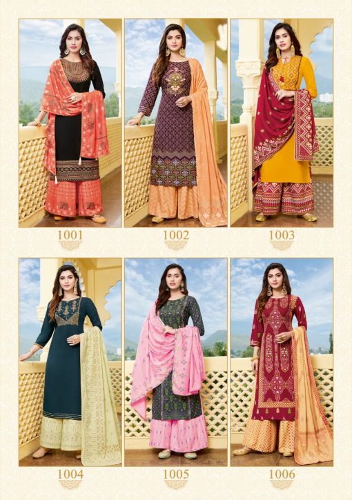 Kajal Style Gulzar Vol 8 Kurti with Dupatta Bottom Wholesale Catalog 8 Pcs 17 510x725 - Kajal Style Gulzar Vol 8 Kurti with Dupatta Bottom Wholesale Catalog 8 Pcs