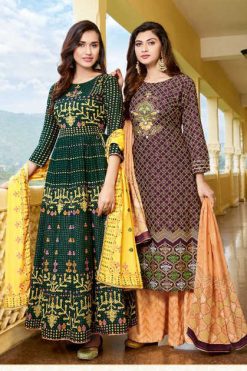 Kajal Style Gulzar Vol 8 Kurti with Dupatta Bottom Wholesale Catalog 8 Pcs