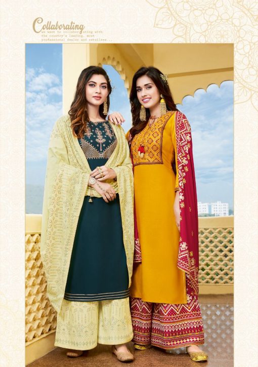 Kajal Style Gulzar Vol 8 Kurti with Dupatta Bottom Wholesale Catalog 8 Pcs 7 510x725 - Kajal Style Gulzar Vol 8 Kurti with Dupatta Bottom Wholesale Catalog 8 Pcs