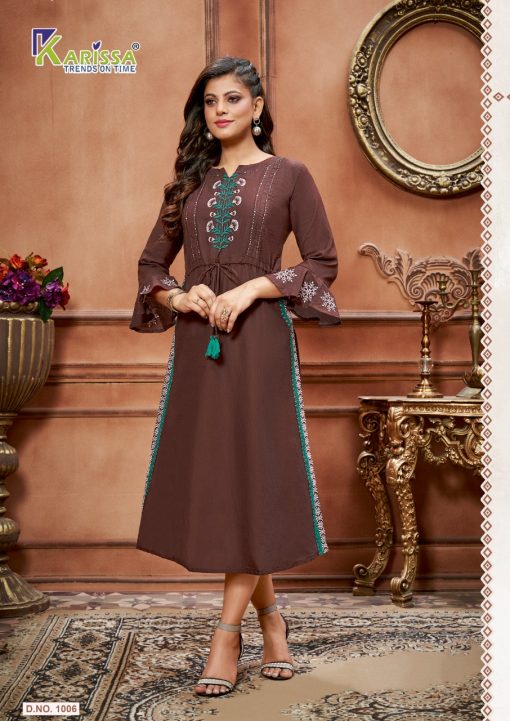 Karissa Anokhi Kurti Wholesale Catalog 6 Pcs 10 510x721 - Karissa Anokhi Kurti Wholesale Catalog 6 Pcs