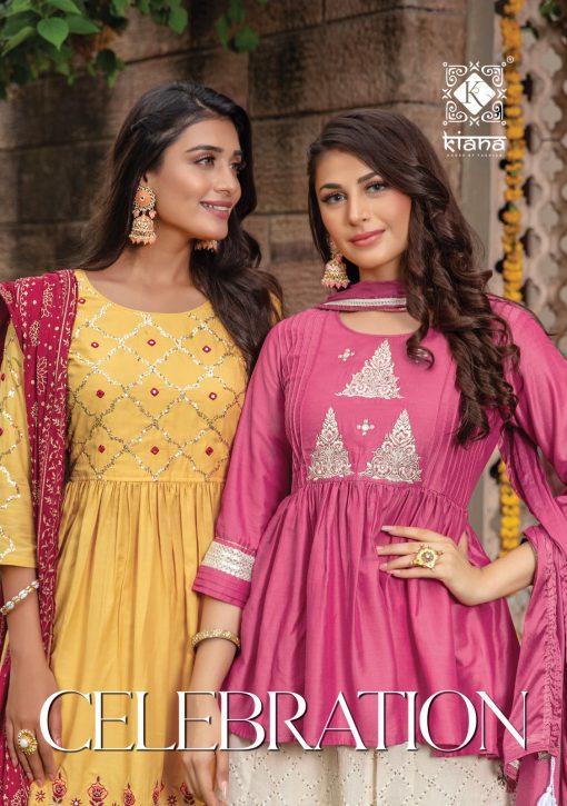 Kiana Celebration Kurti with Dupatta Bottom Wholesale Catalog 6 Pcs 1 510x725 - Kiana Celebration Kurti with Dupatta Bottom Wholesale Catalog 6 Pcs