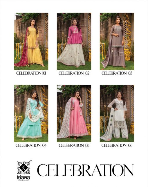 Kiana Celebration Kurti with Dupatta Bottom Wholesale Catalog 6 Pcs 13 1 510x643 - Kiana Celebration Kurti with Dupatta Bottom Wholesale Catalog 6 Pcs