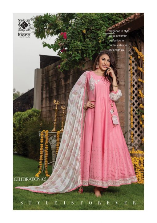 Kiana Celebration Kurti with Dupatta Bottom Wholesale Catalog 6 Pcs 6 510x725 - Kiana Celebration Kurti with Dupatta Bottom Wholesale Catalog 6 Pcs