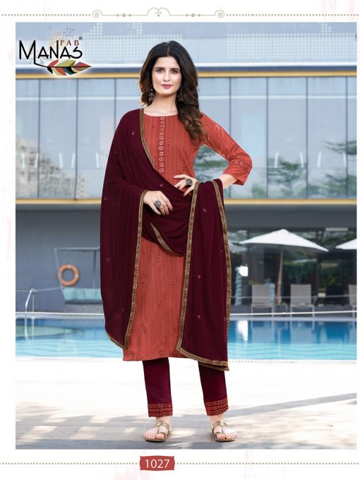 Manas Delight Vol 5 Kurti with Dupatta Bottom Wholesale Catalog 6 Pcs 4 510x680 - Manas Delight Vol 5 Kurti with Dupatta Bottom Wholesale Catalog 6 Pcs