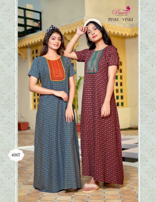 Paavi Pinki Winki Vol 6 Nighty Wholesale Catalog 16 Pcs 5 510x660 - Paavi Pinki Winki Vol 7 Nighty Wholesale Catalog 16 Pcs