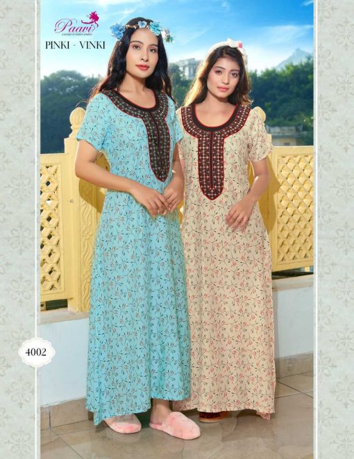 Paavi Pinki Winki Vol 6 Nighty Wholesale Catalog 16 Pcs 8 510x660 - Paavi Pinki Winki Vol 7 Nighty Wholesale Catalog 16 Pcs