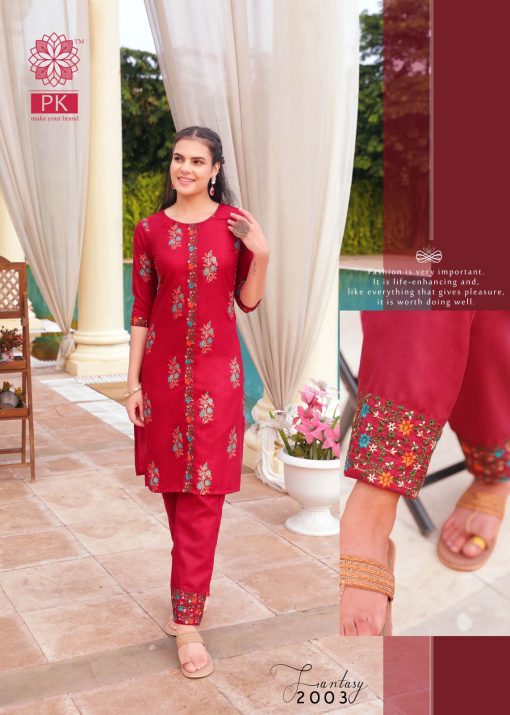 Pk Fashion Fantasy Vol 2 Kurti with Pant Wholesale Catalog 8 Pcs 13 510x715 - Pk Fashion Fantasy Vol 2 Kurti with Pant Wholesale Catalog 8 Pcs