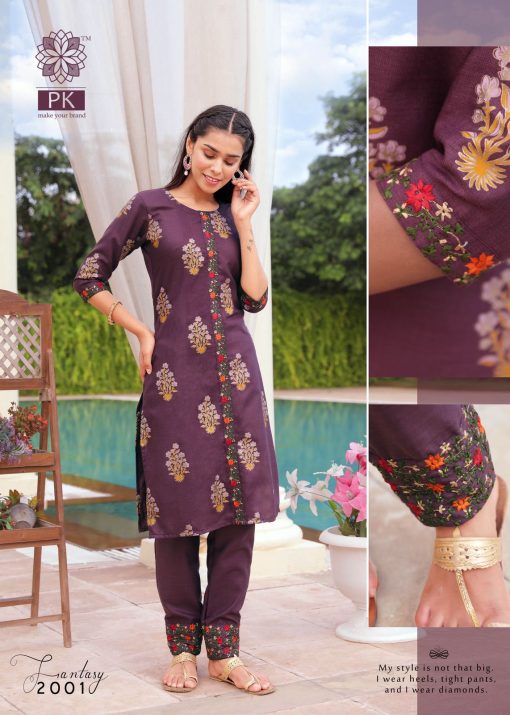 Pk Fashion Fantasy Vol 2 Kurti with Pant Wholesale Catalog 8 Pcs 2 510x715 - Pk Fashion Fantasy Vol 2 Kurti with Pant Wholesale Catalog 8 Pcs