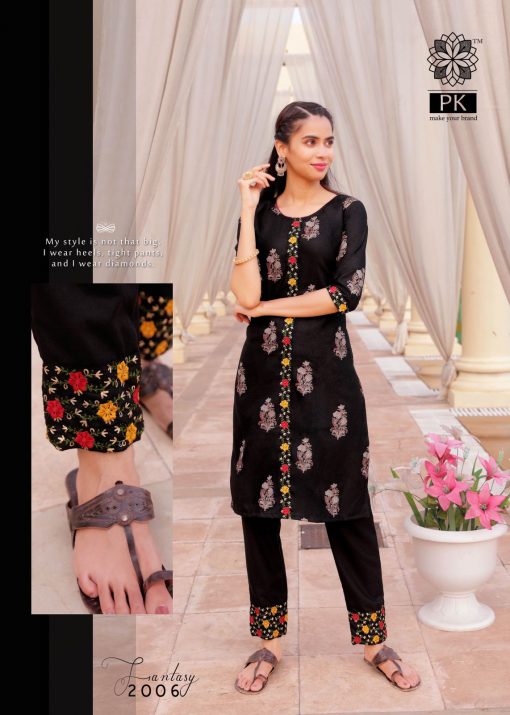 Pk Fashion Fantasy Vol 2 Kurti with Pant Wholesale Catalog 8 Pcs 7 510x715 - Pk Fashion Fantasy Vol 2 Kurti with Pant Wholesale Catalog 8 Pcs