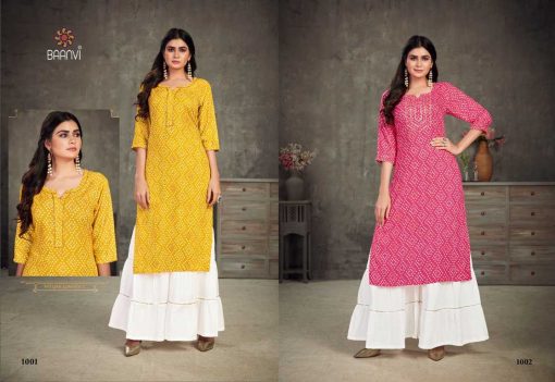 R Studio Bandhani Vol 1 by Baanvi Kurti with Sarara Wholesale Catalog 4 Pcs 2 510x351 - R Studio Bandhani Vol 1 by Baanvi Kurti with Sharara Wholesale Catalog 4 Pcs