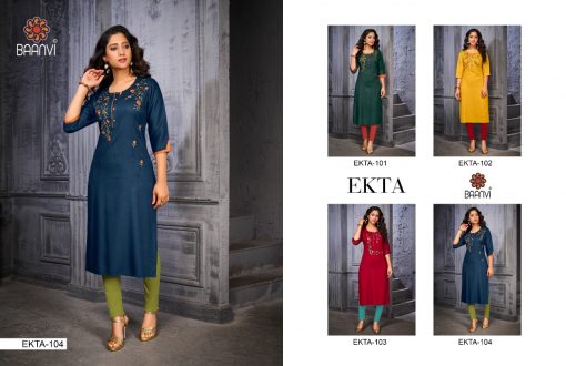 R Studio Ekta Vol 1 by Baanvi Kurti Wholesale Catalog 4 Pcs 4 510x330 - R Studio Ekta Vol 1 by Baanvi Kurti Wholesale Catalog 4 Pcs