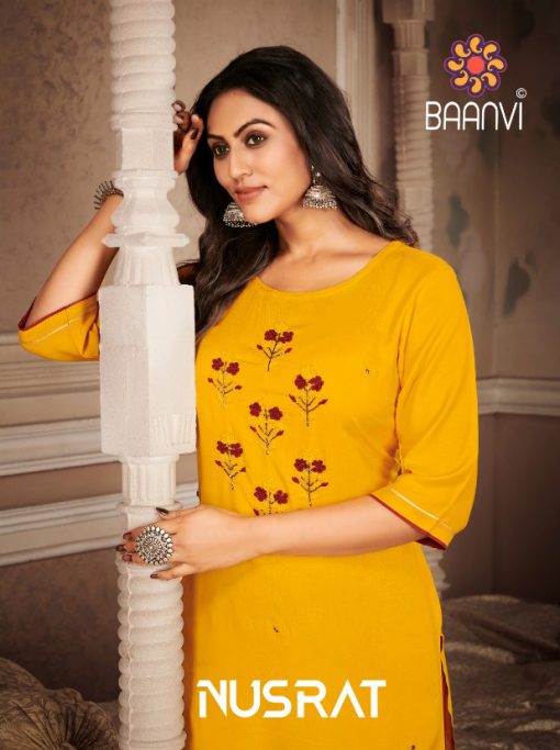 R Studio Nusrat Vol 1 by Baanvi Kurti with Sarara Wholesale Catalog 4 Pcs 1 510x683 - R Studio Nusrat Vol 1 by Baanvi Kurti with Sharara Wholesale Catalog 4 Pcs