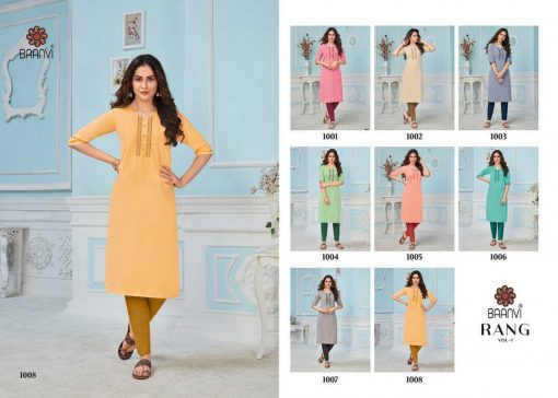 R Studio Rang Vol 1 by Baanvi Kurti with Palazzo Wholesale Catalog 8 Pcs 6 510x364 - R Studio Rang Vol 1 by Baanvi Kurti Wholesale Catalog 8 Pcs