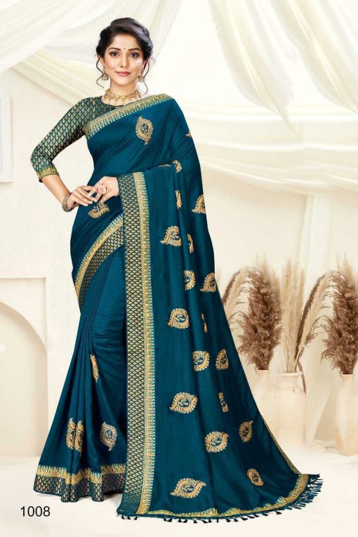Ranjna Mark Up Saree Sari Wholesale Catalog 8 Pcs 8 1 510x765 - Ranjna Mark-Up Saree Sari Wholesale Catalog 8 Pcs