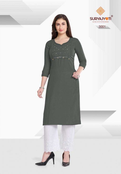 Suryajyoti Nirja Advance Vol 3 Kurti Wholesale Catalog 10 Pcs 3 1 510x729 - Suryajyoti Nirja Advance Vol 3 Kurti Wholesale Catalog 10 Pcs