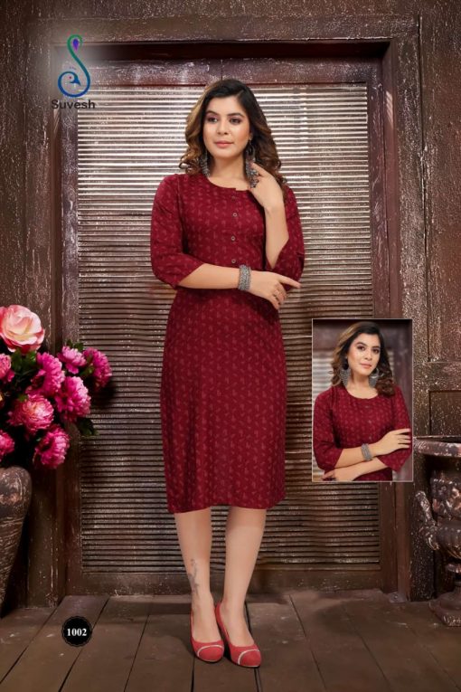 Suvesh Zubeda Vol 5 Kurti Wholesale Catalog 8 Pcs 2 510x765 - Suvesh Zubeda Vol 5 Kurti Wholesale Catalog 8 Pcs