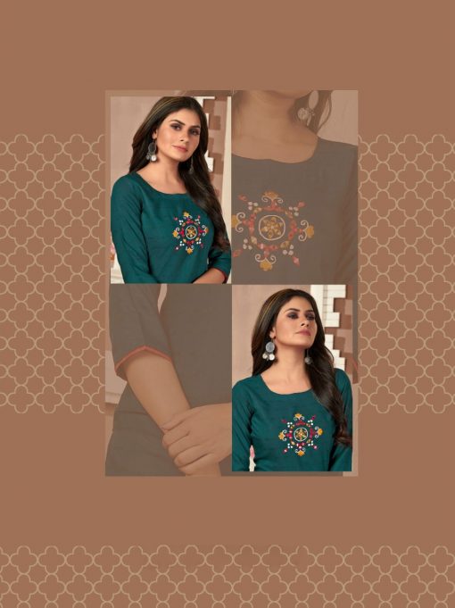 Tejaswee Kalindi Vol 1 kurti Wholesale Catalog 5 Pcs 11 510x681 - Tejaswee Kalindi Vol 1 kurti Wholesale Catalog 5 Pcs