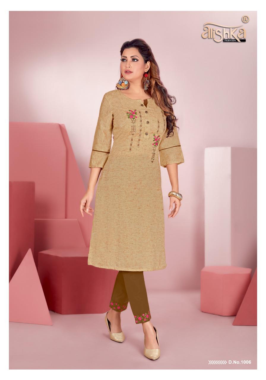 Buy Hot Pink Kurti With Pant Set for Women Online in India