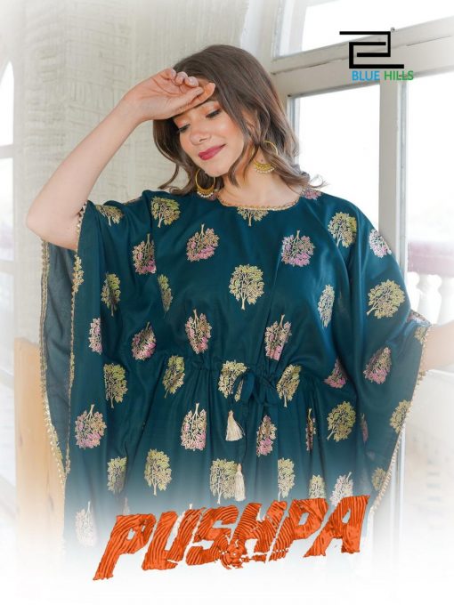 Blue Hills Pushpa Kaftan Kurti Wholesale Catalog 4 Pcs 1 510x680 - Blue Hills Pushpa Kaftan Kurti Wholesale Catalog 4 Pcs