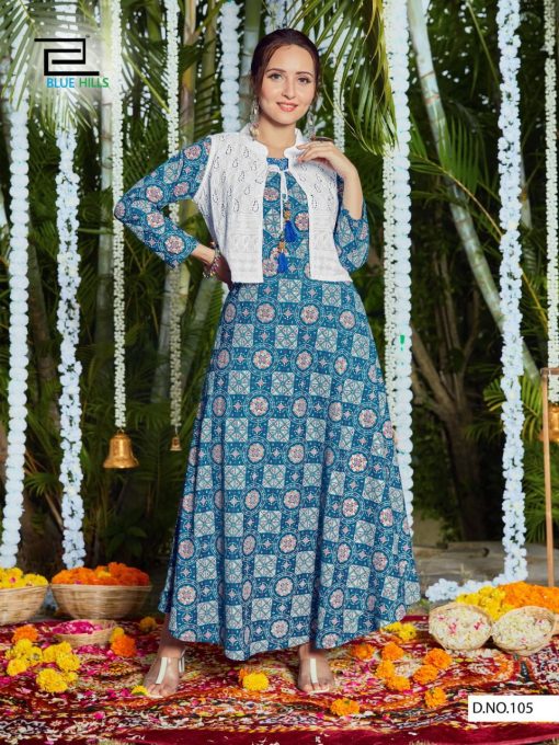 Blue Hills Stopwatch Kurti Wholesale Catalog 8 Pcs 7 510x680 - Blue Hills Stopwatch Kurti Wholesale Catalog 8 Pcs